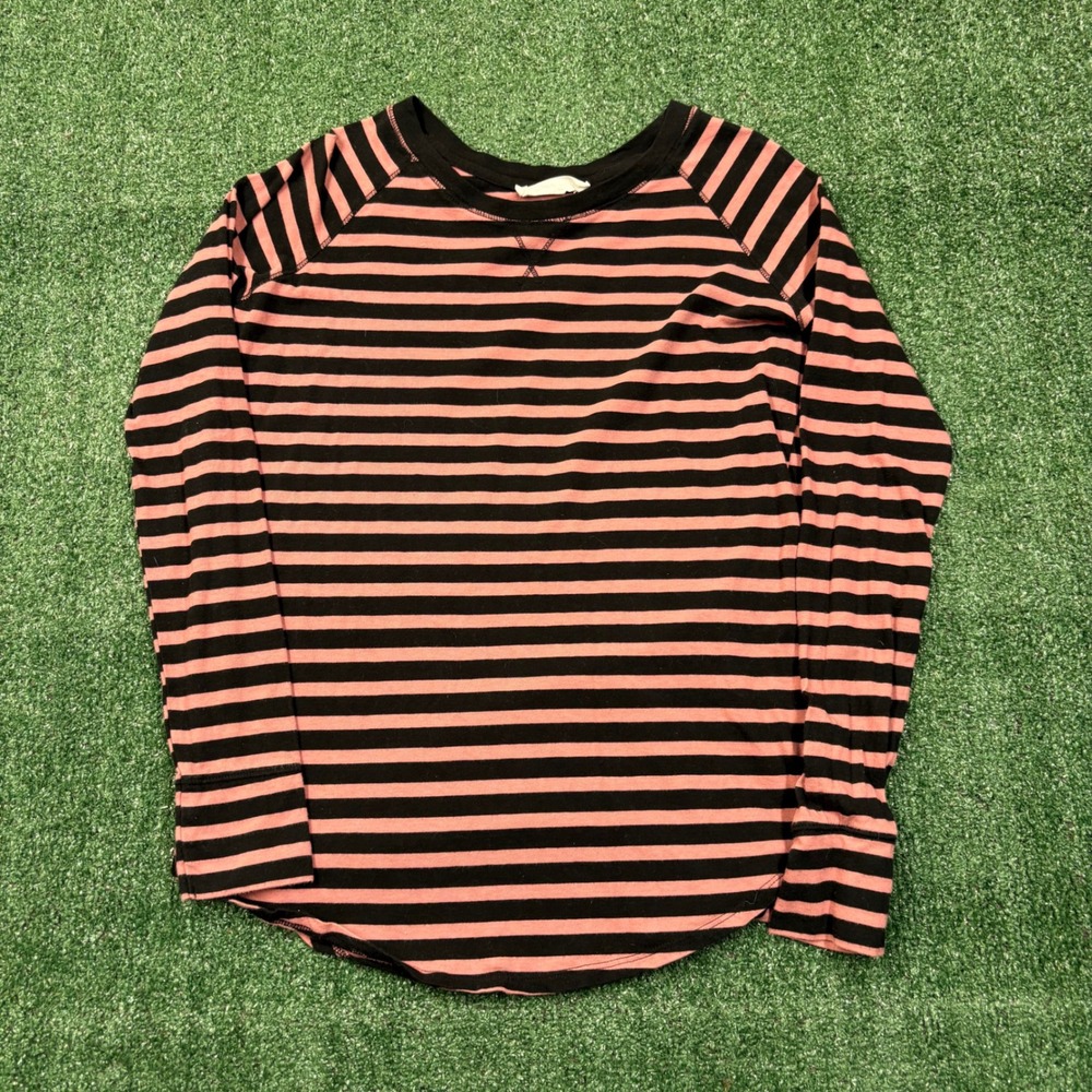 Y2K Double Zero Striped Long Sleeve T-shirt